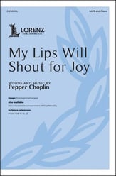 My Lips Will Shout for Joy SATB choral sheet music cover